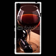 Coque Sony Xperia T3 Verre de vin rouge