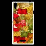 Coque Sony Xperia T3 Bonbon nounours