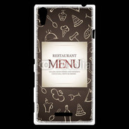 Coque Sony Xperia T3 Menu