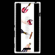 Coque Sony Xperia T3 Vin rouge !!