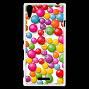 Coque Sony Xperia T3 Bonbons colorés en folie