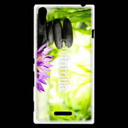 Coque Sony Xperia T3 Fleur de lotus