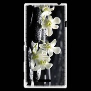 Coque Sony Xperia T3 Orchidée blanche Zen 11