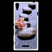 Coque Sony Xperia T3 Orchidée zen 100