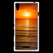 Coque Sony Xperia T3 Couché de soleil mer 2
