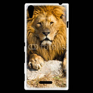 Coque Sony Xperia T3 Tête de lion