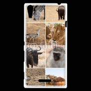 Coque Sony Xperia T3 Les animaux de la savane