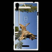 Coque Sony Xperia T3 Chien agility