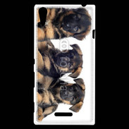 Coque Sony Xperia T3 Chiots Berger Allemand