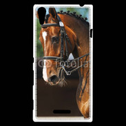 Coque Sony Xperia T3 Dressage cheval 1