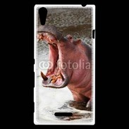 Coque Sony Xperia T3 Hippopatame
