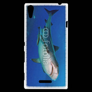 Coque Sony Xperia T3 Requin tigre