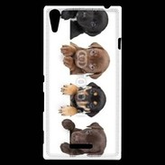 Coque Sony Xperia T3 Alignement de petits chiens