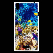 Coque Sony Xperia T3 Poissons et coraux
