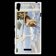 Coque Sony Xperia T3 Agility saut d'obstacle