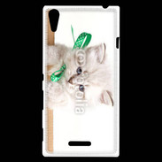 Coque Sony Xperia T3 Chaton 3