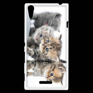 Coque Sony Xperia T3 Groupe de chatons 7