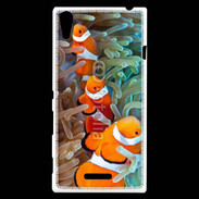 Coque Sony Xperia T3 Trio de poisson clown