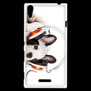 Coque Sony Xperia T3 Chien et musique