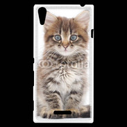 Coque Sony Xperia T3 Portrait d'un chaton 75