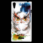 Coque Sony Xperia T3 Hibou en dessin 100