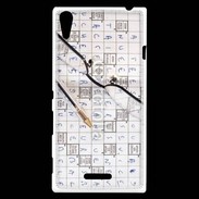 Coque Sony Xperia T3 Mots croisés 1