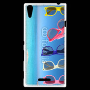 Coque Sony Xperia T3 Lunettes en vacances