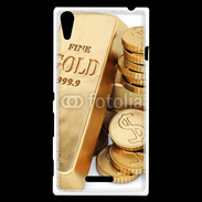 Coque Sony Xperia T3 Lingot et pièces d'or