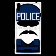 Coque Sony Xperia T3 Moustache policier