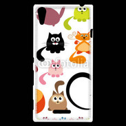 Coque Sony Xperia T3 Humour de chats