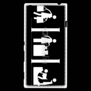 Coque Sony Xperia T3 humour panneau