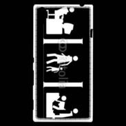 Coque Sony Xperia T3 humour panneau 2