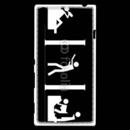 Coque Sony Xperia T3 humour panneau 3