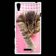 Coque Sony Xperia T3 Humour de chaton