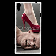 Coque Sony Xperia T3 Homme sous escarpin 2