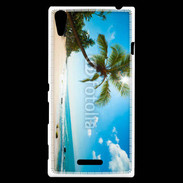 Coque Sony Xperia T3 Belle plage ensoleillée 1