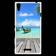 Coque Sony Xperia T3 Plage tropicale
