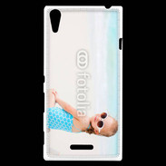 Coque Sony Xperia T3 Petite fille à la plage