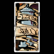 Coque Sony Xperia T3 Graffiti bombe de peinture 6