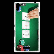 Coque Sony Xperia T3 Table de poker