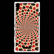 Coque Sony Xperia T3 Spirale symboles de carte