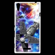 Coque Sony Xperia T3 Vaisseau spatial et Supernova