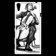 Coque Sony Xperia T3 Violonceliste