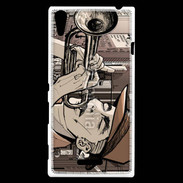 Coque Sony Xperia T3 Joueur de trompette 2