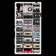 Coque Sony Xperia T3 Collection de cassette