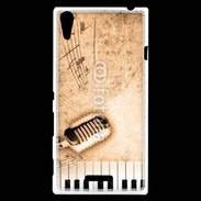 Coque Sony Xperia T3 Dirty music background