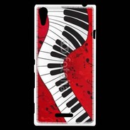 Coque Sony Xperia T3 Abstract piano 2