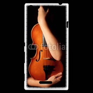 Coque Sony Xperia T3 Amour de violon