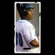 Coque Sony Xperia T3 Joueur de baseball