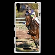 Coque Sony Xperia T3 Parcours complet Equitation